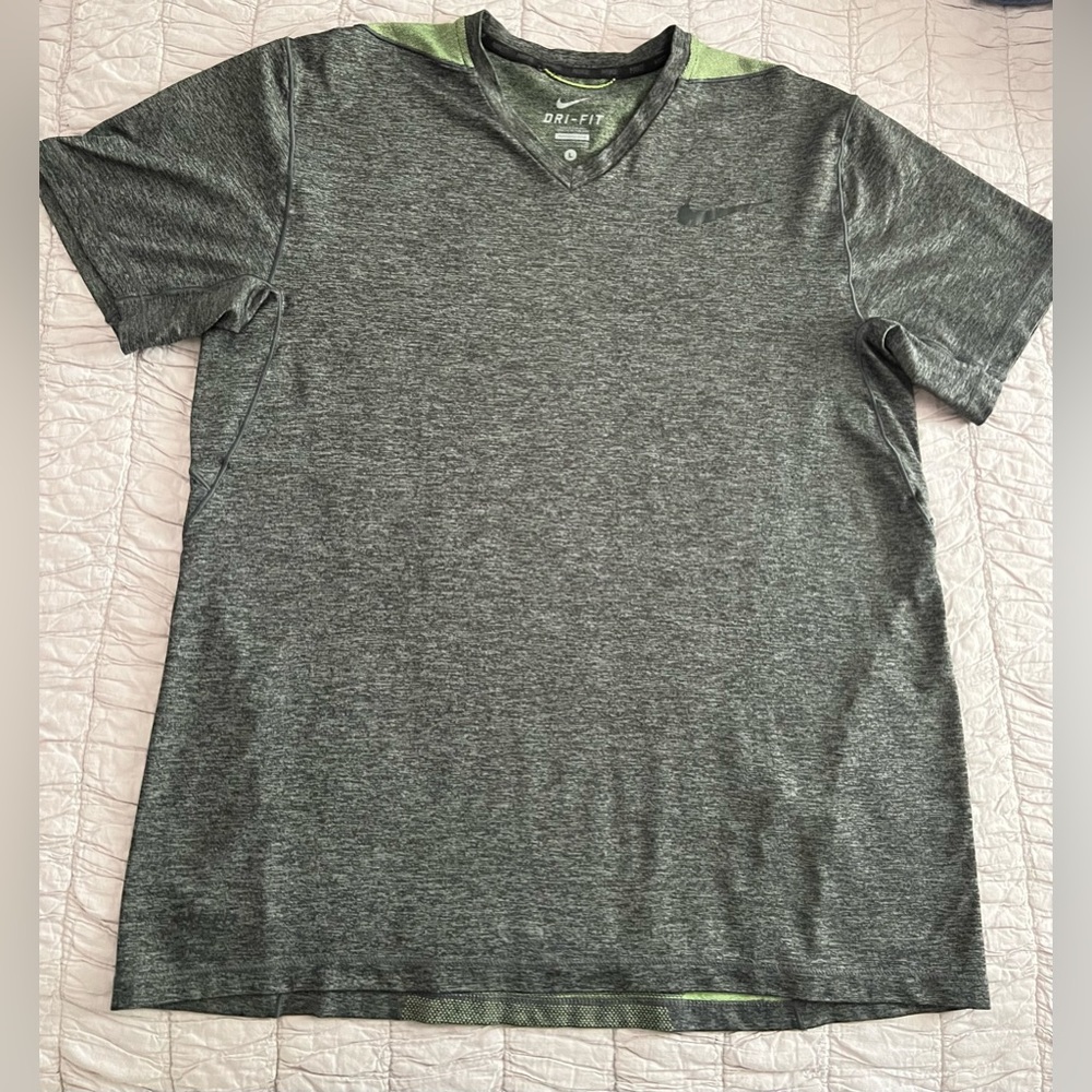 Green Nike shirt